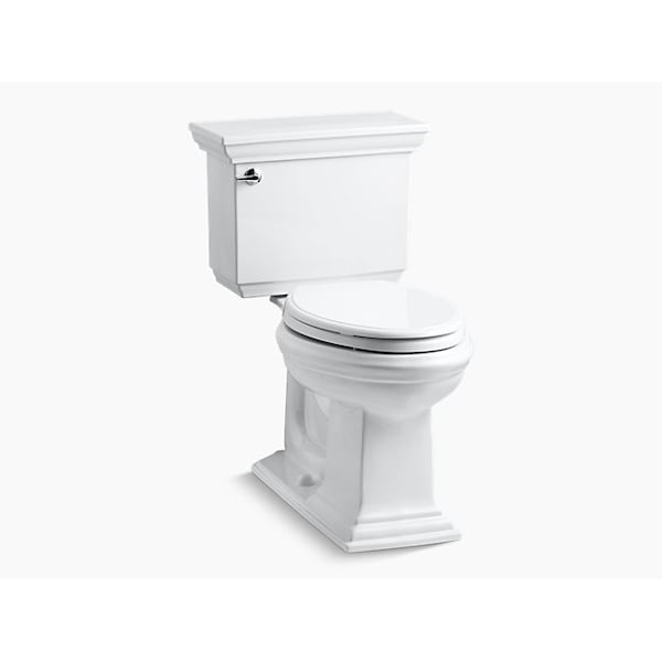 Stately Elongated 1.28 GPF Chair Height Toilet